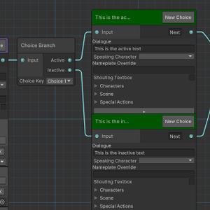 Unity Dialogue System Screenshot